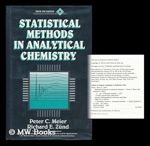 Immagine del venditore per Statistical Methods in Analytical Chemistry / Peter C. Meier and Richard E. Zund venduto da MW Books Ltd.