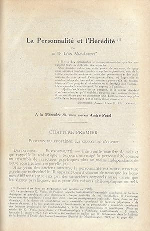 Bulletin de la Société de Morphologie. Année 1927