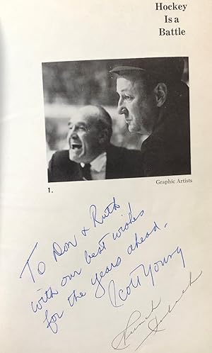 Hockey is a Battle [SIGNED BY IMLACH AND YOUNG]: Punch Imlach and Scott Young