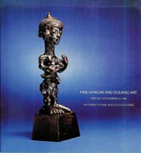 (Auction Catalogue) Sotheby Parke-Bernet, November 14, 1980. FINE AFRICAN AND OCEANIC ART