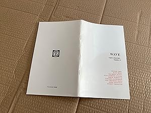 Seller image for WAVE. Summer 1971. Number 4. A Magazine of New Poetry for sale by SAVERY BOOKS