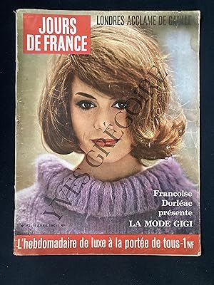 JOURS DE FRANCE-N°283-16 AVRIL 1960-FRANCOISE DORLEAC