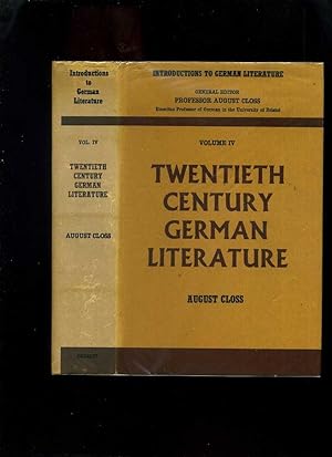 Twentieth Century German Literature
