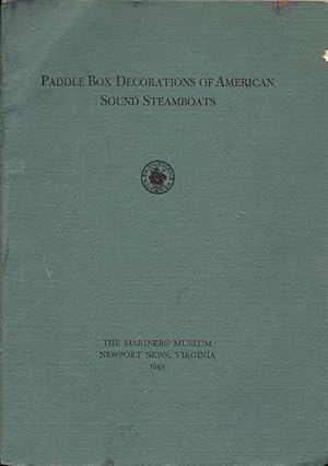 Image du vendeur pour Paddle Box Decorations of American Sound Steamboats mis en vente par Florida Mountain Book Co.