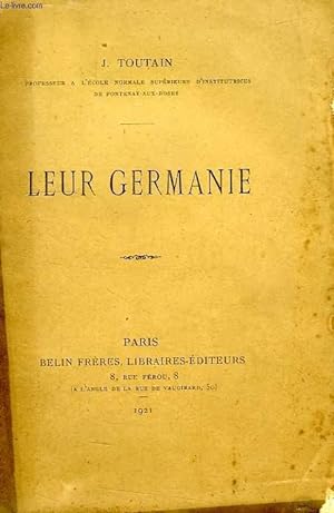 Bild des Verkufers fr LEUR GERMANIE zum Verkauf von Le-Livre