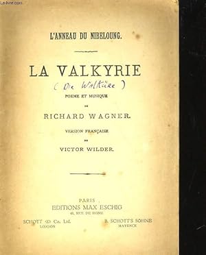 Bild des Verkufers fr LA VALKYRIE zum Verkauf von Le-Livre