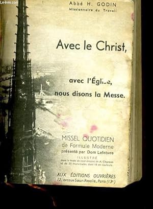 Seller image for AVEC LE CHRIST, AVEC L'EGLISE, NOUS DISONS LA MESSE for sale by Le-Livre