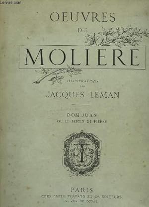 Image du vendeur pour OEUVRES DE MOLIERE - DOM JUAN OU LE FESTIN DE PIERRE mis en vente par Le-Livre