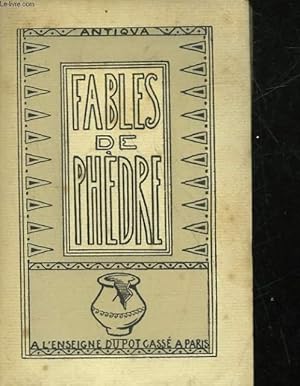 Bild des Verkufers fr FABLES DE PHEDRE zum Verkauf von Le-Livre