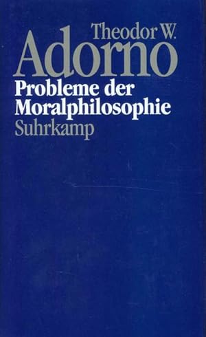 Imagen del vendedor de Nachgelassene Schriften Probleme der Moralphilosophie (1963) a la venta por Rheinberg-Buch Andreas Meier eK