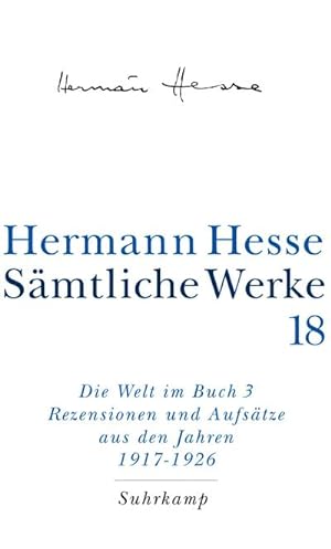 Bild des Verkufers fr Smtliche Werke Die Welt im Buch. Tl.3 zum Verkauf von Rheinberg-Buch Andreas Meier eK