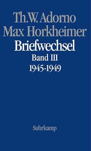 Seller image for Briefwechsel 1927-1969. Bd.3 for sale by Rheinberg-Buch Andreas Meier eK