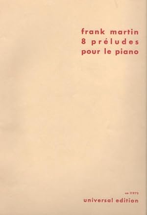 Immagine del venditore per 8 PRELUDES pour le Piano. venduto da OLD WORKING BOOKS & Bindery (Est. 1994)