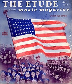 Bild des Verkufers fr The Etude Music Magazine, July, 1942: Volume LX, No. 7 zum Verkauf von Dorley House Books, Inc.