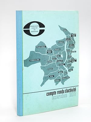 Seller image for Communaut urbaine de Bordeaux. Compte rendu d'activit Exercice 1973 for sale by Librairie du Cardinal