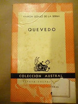 Imagen del vendedor de Quevedo. a la venta por Carmichael Alonso Libros