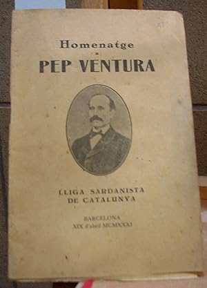 HOMENATGE A PEP VENTURA. Lliga Sardanista de Catalunya. Barcelona XIX d'abril 1931
