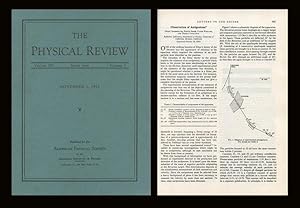 Observation of Antiprotons in Physical Review 100 Issue 3 pp. 947-950, November 1, 1955; WITH Ant...