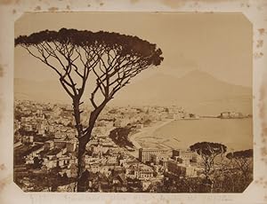 Bild des Verkufers fr Napoli - panorama preso dalla tomba di Virgilio (senza titolo) zum Verkauf von Sergio Trippini