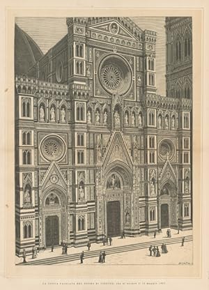 Imagen del vendedor de La nuova facciata del duomo di Firenze, che si scopre il 12 maggio 1887 a la venta por Sergio Trippini