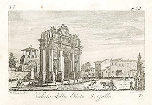 Seller image for Veduta della Porta S. Gallo for sale by Sergio Trippini