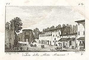 Seller image for Veduta della Porta Romana for sale by Sergio Trippini