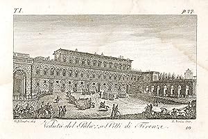 Seller image for Veduta del Palazzo Pitti di Firenze for sale by Sergio Trippini
