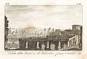 Seller image for Veduta della Fortezza di Belvedere presa di Boboli for sale by Sergio Trippini