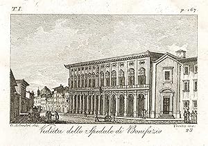 Seller image for Veduta dello Spedale di Bonifazio for sale by Sergio Trippini