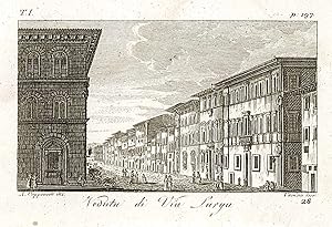 Seller image for Veduta di Via Larga for sale by Sergio Trippini