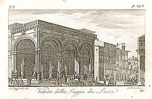 Seller image for Veduta della Loggia dei Lanzi for sale by Sergio Trippini