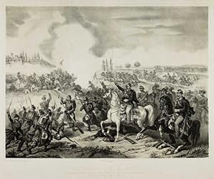 Bild des Verkufers fr Battaglia di S. Martino / vinta dagli alleati contro gli austriaci, il 24 Giugno1859 / comandata da S. M. il Re Vittorio Emanuele II zum Verkauf von Sergio Trippini