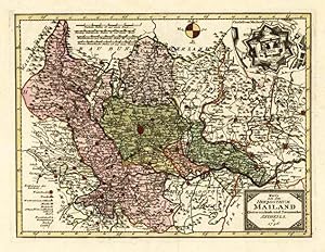 Bild des Verkufers fr Karte / von dem / Herzogthum / Mailand / Oesterreichisch = und Savoyenschen / Antheils. / V. 1796 zum Verkauf von Sergio Trippini