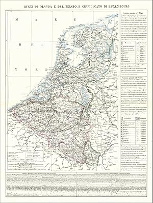 Bild des Verkufers fr Regni di Olanda e del Belgio e Granducato di Luxembourg zum Verkauf von Sergio Trippini