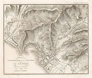 Immagine del venditore per Plan topographique et militaire de Gnes venduto da Sergio Trippini