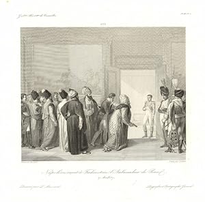 Bild des Verkufers fr Napolon recoit  Finkenstein l'ambassadeur de Perse 27 Avril 1807 zum Verkauf von Sergio Trippini