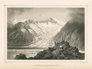 Bild des Verkufers fr Glacier d'Aletsch (Valais) zum Verkauf von Sergio Trippini