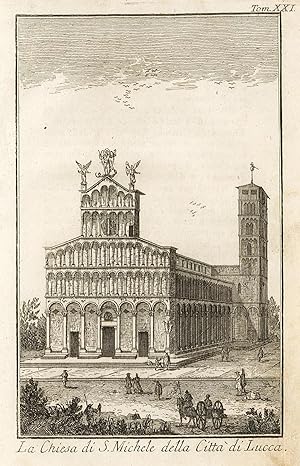 Bild des Verkufers fr La Chiesa di San Michele della Citt di Lucca. zum Verkauf von Sergio Trippini