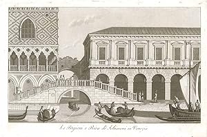 Bild des Verkufers fr Le Prigioni e Riva de' Schiavoni in Venezia zum Verkauf von Sergio Trippini