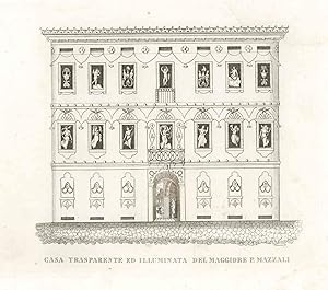 Seller image for Casa trasparente ed illuminata del Maggiore e. Mazzali for sale by Sergio Trippini