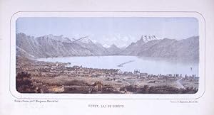 Image du vendeur pour Vevey, Lac de Geneve mis en vente par Sergio Trippini