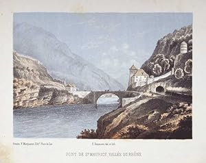 Image du vendeur pour Pont de St. Maurice, Valle du Rhone mis en vente par Sergio Trippini