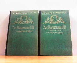 Bild des Verkufers fr Schlachten des Weltkrieges Das Marnedrama 1914. 1. Abschnitt des 3. Teiles und 2. Abschnitt des 3. Teiles. (=Schlachten des Weltkrieges, Band 24 und 25). Reichsarchiv. zum Verkauf von Antiquariat Ehbrecht - Preis inkl. MwSt.