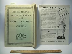 Seller image for Origin History and Methodology of the Front Movement in America : The Trojan Horse [Doumentary of Revealing and Alarming Facts Shwing in Vivid Detail How the Communists Have Developed a Deceptive Front Organization Movement in to a Weapon of Warfare etc] for sale by GREAT PACIFIC BOOKS