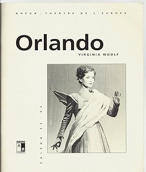 Orlando. Programme de L'Odéon-Théâtre de l'Europe. Saison 93-94. Mise en scène Robert Wilson. Ave...