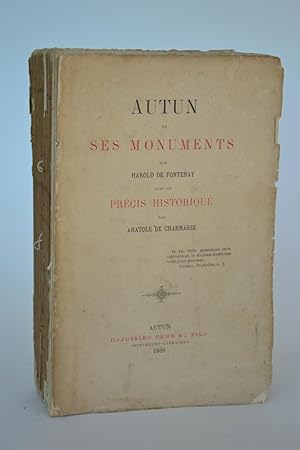 Seller image for Autun et Ses monuments, Avec Un Prcis Historique for sale by Librairie Raimbeau