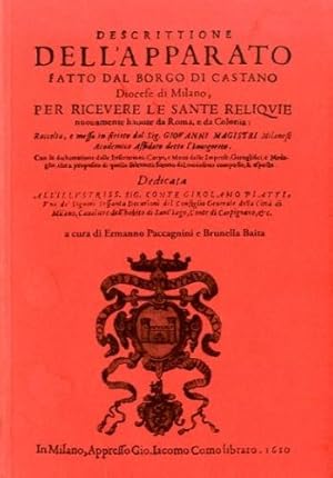 Seller image for Descrizione dell'apparato fatto dal borgo di Castano. for sale by LIBET - Libreria del Riacquisto