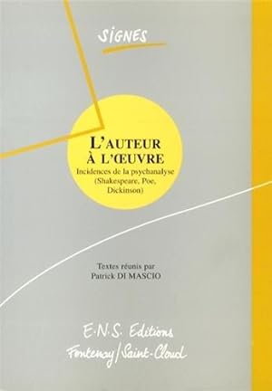 Seller image for L'Auteur  l'oeuvre for sale by Emmanuelle Morin
