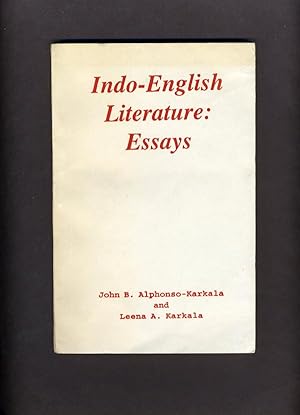 Seller image for Indo-English Literature: Essays for sale by Cream Petal Goods