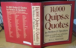 Immagine del venditore per 14,000 Quips & Quotes for Writers & Speakers venduto da Phyllis35